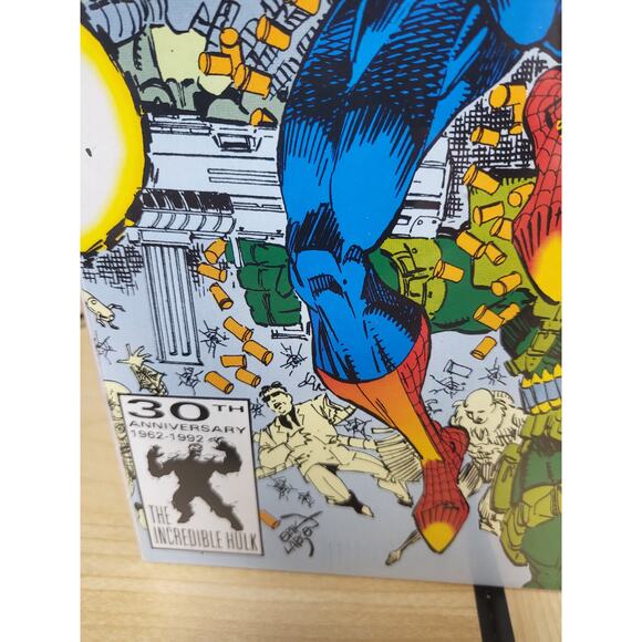 Spiderman #20 1992 Revenge of the Sinister Six pt 3 Marvel Comics Hulk Deathlok - Picture 5 of 5